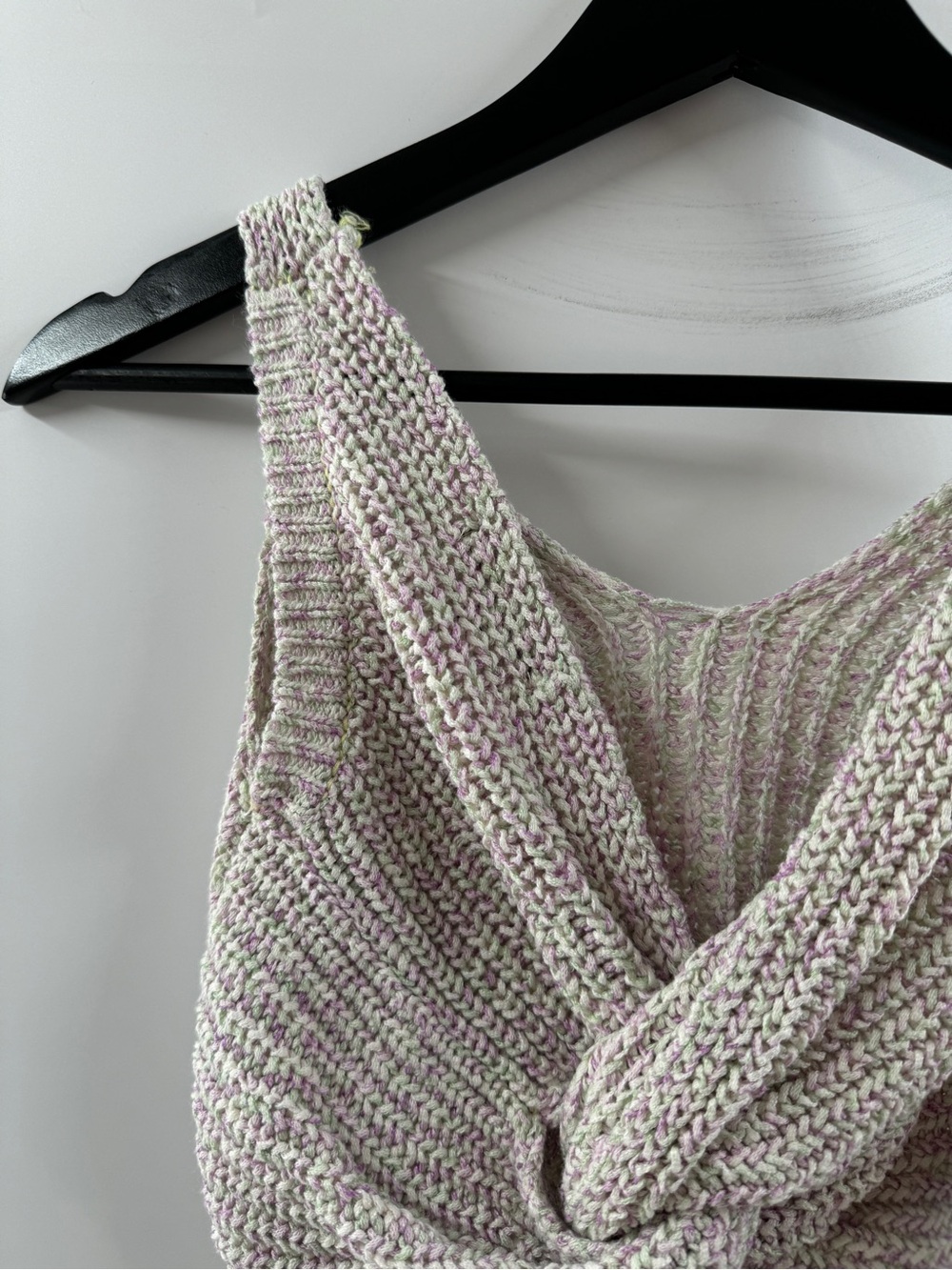 Lulus Twisted Back Knit Crop Tank Top – Women's Small - Picture 7 of 8
